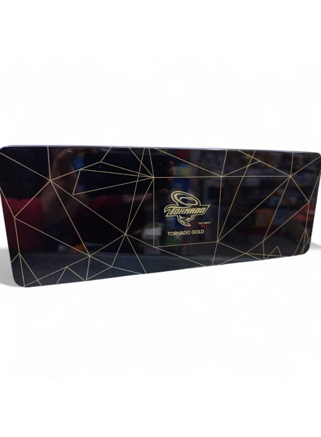 تورنيدو جولد مكواة شعر تورنيدو جولد الاحترافيه 2*1 علبه صفيح 980 درجه حرارة+2 سراميك اضافي - Image 5